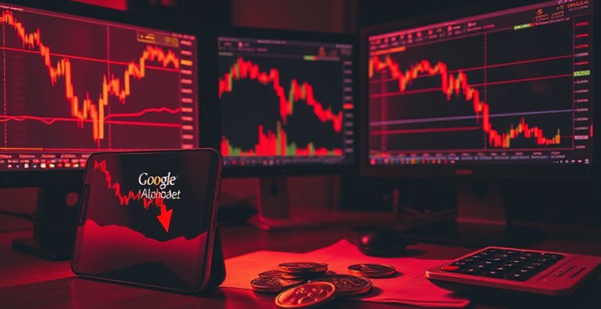 alphabet shares drop dramatically