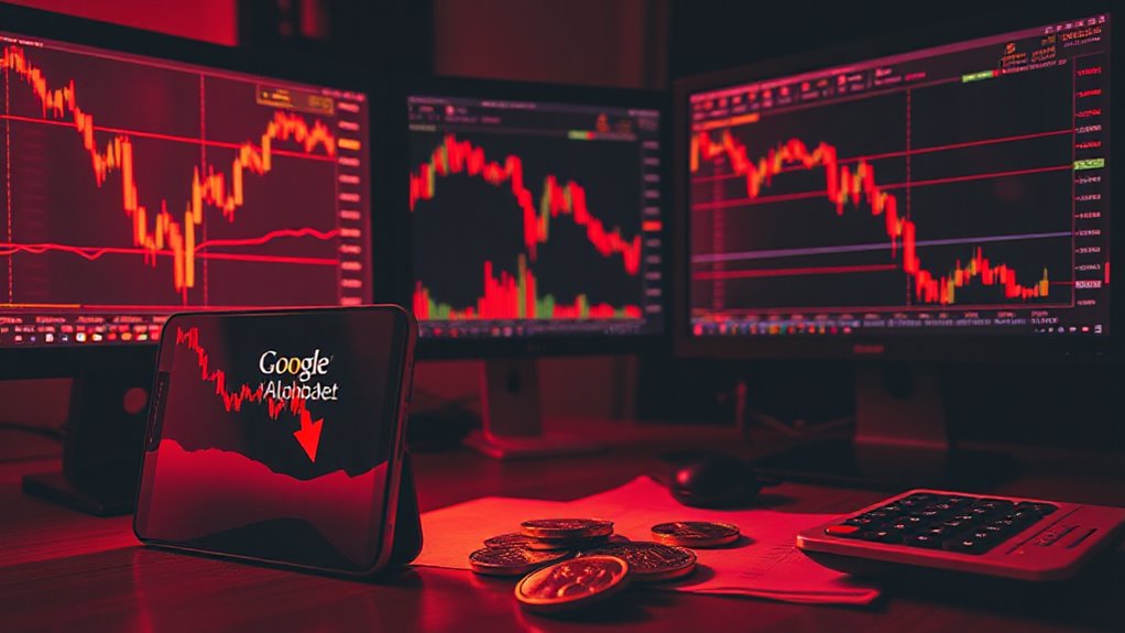 alphabet shares drop dramatically