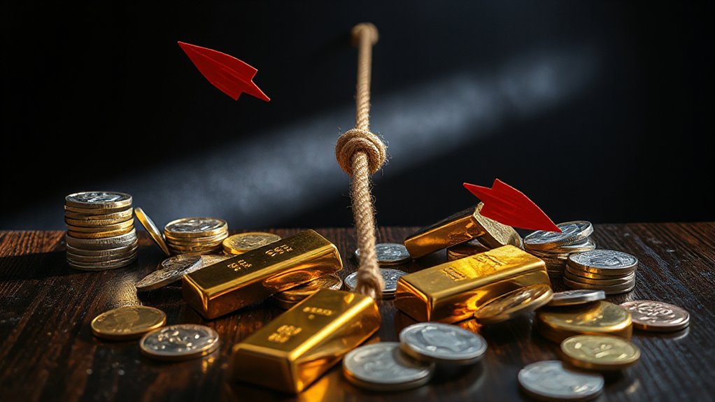 gold dips amid government shutdown