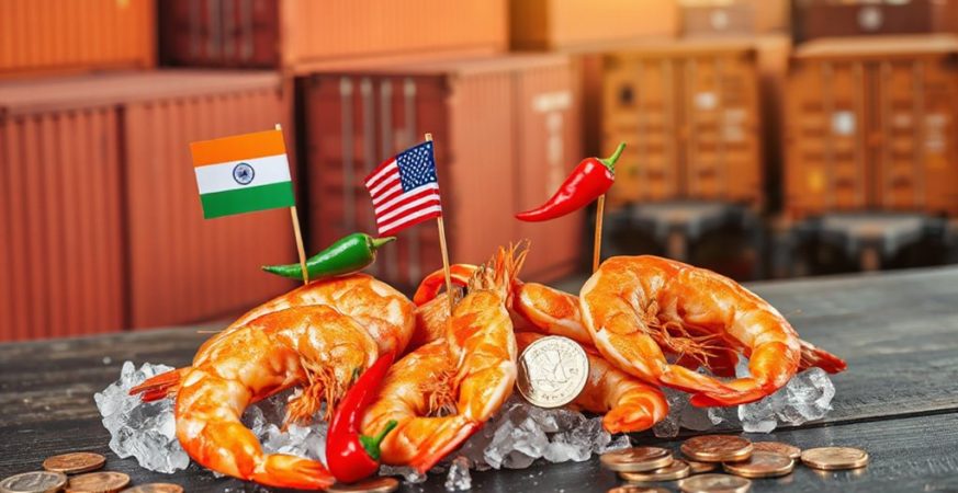 india s shrimp export increase