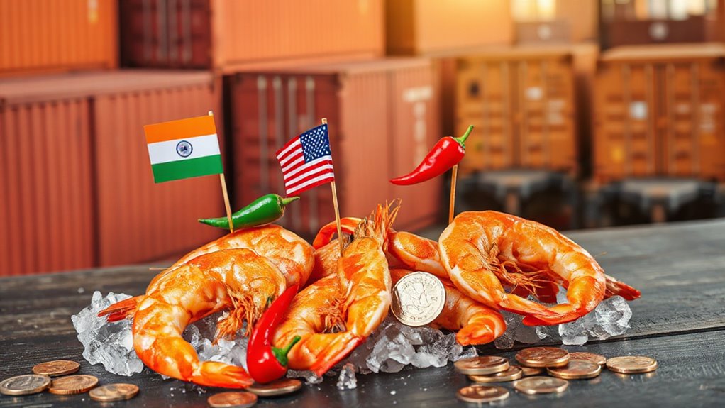 india s shrimp export increase