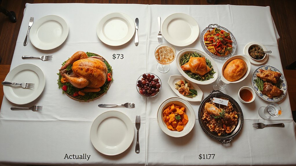 thanksgiving prices decrease significantly