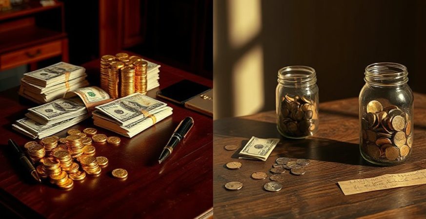 wealth gap widens significantly