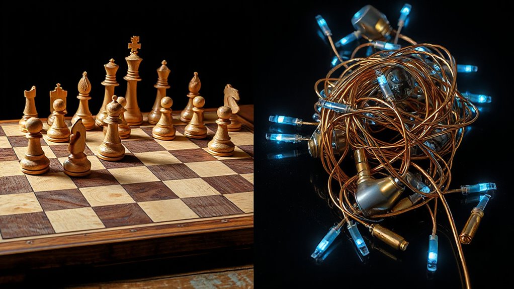 modern superpower rivalry differences