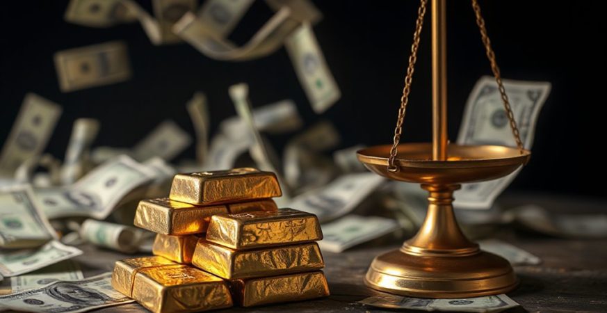 gold surge threatens dollar