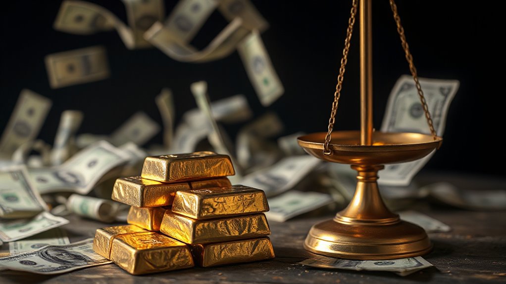 gold surge threatens dollar