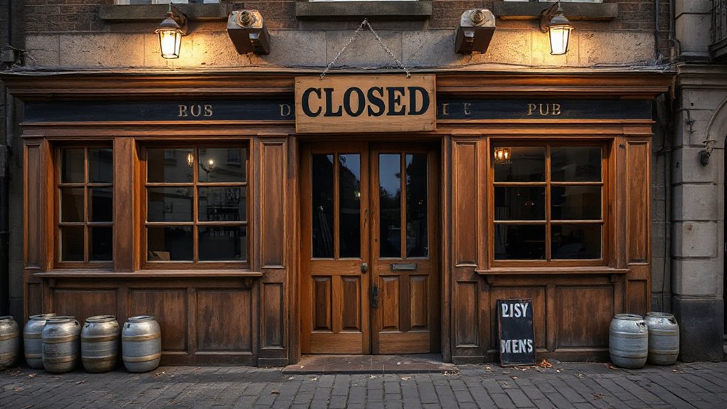 over 500 pubs closing