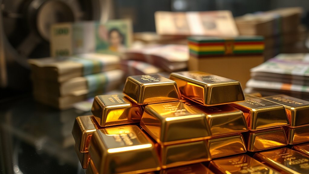 zimbabwe increases gold reserves