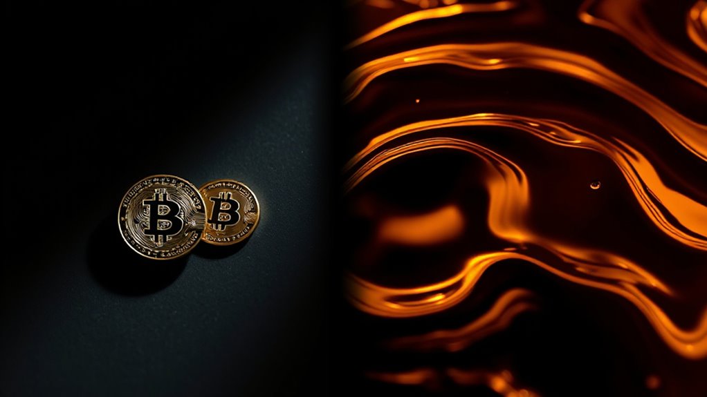oil outshines bitcoin rally