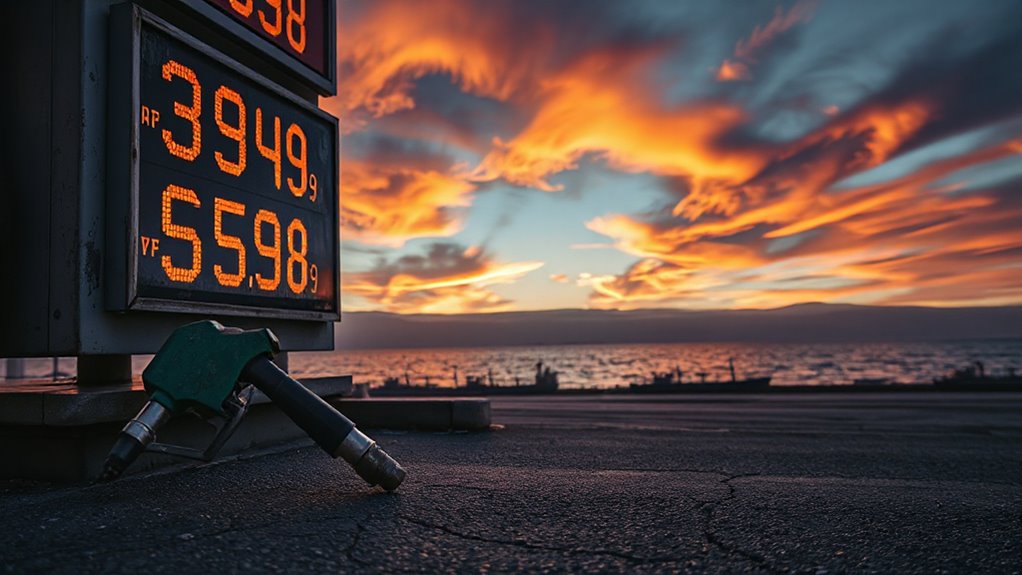 oil plummets after truce