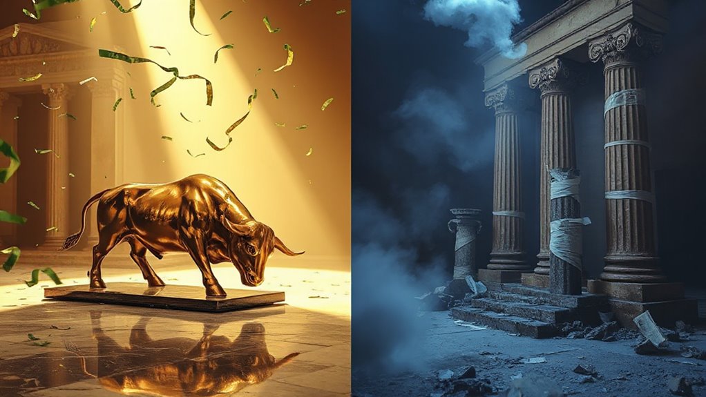 stocks soared bonds suffered