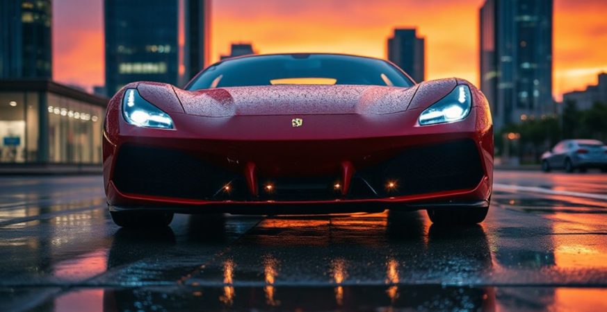 five seat ferrari electric ev